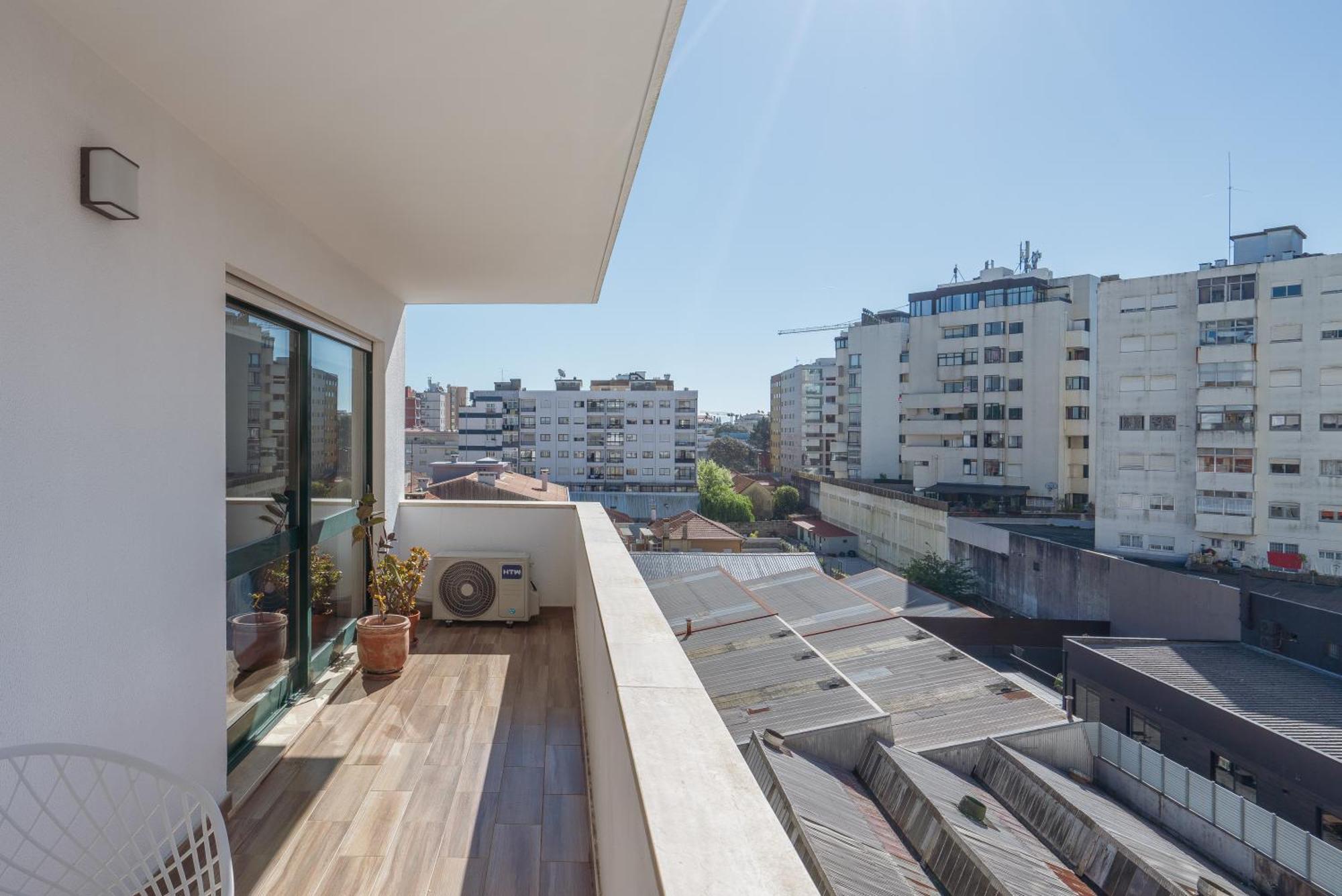 Gaia Terrace Apartamento Qian 2Br Ac L Free Parking Vila Nova de Gaia Exteriér fotografie